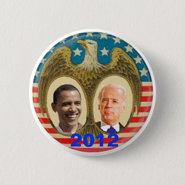Knopf Obama 2012 Button (Vorderseite)