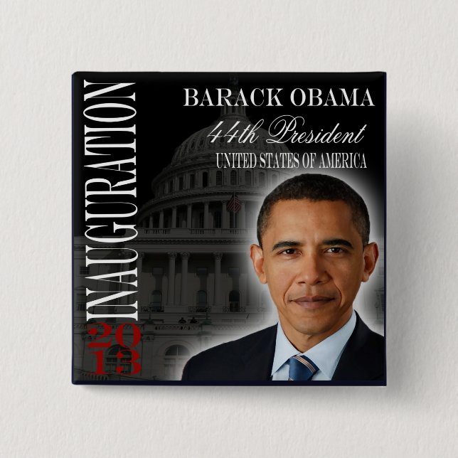 Knopf Obama-Einweihungs-2013 Button (Vorderseite)