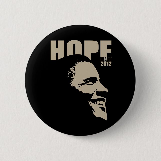 Knopf Obama-Hoffnungs-2012 Button (Vorderseite)