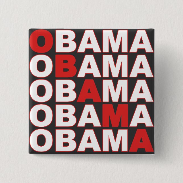 Knopf Obama Obama Button (Vorderseite)