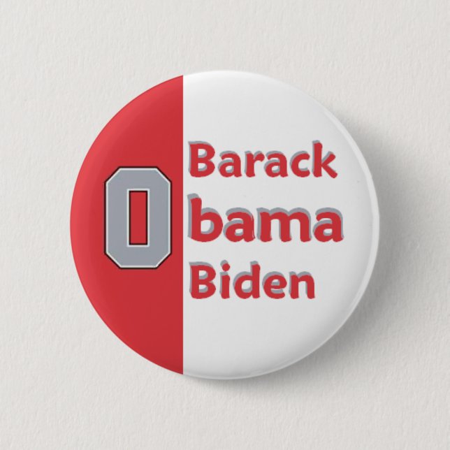 Knopf Obama OHIO Biden Button (Vorderseite)