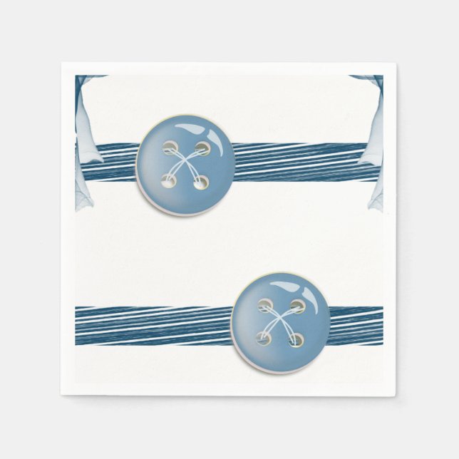 Knopf PapierNapkins Serviette (Vorderseite)