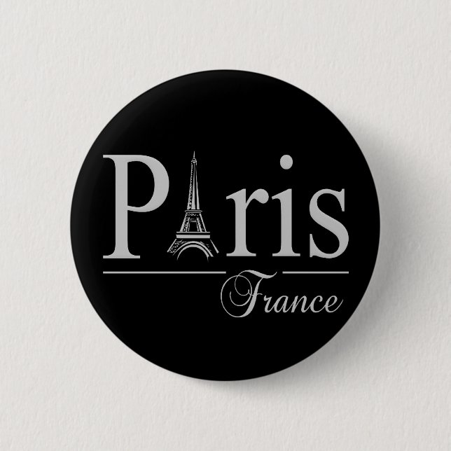 Knopf Paris Frankreich Button (Vorderseite)
