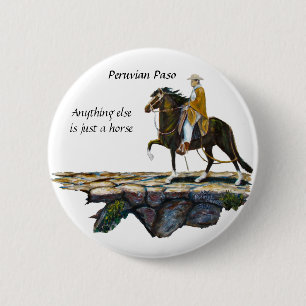 Knopf, peruanischer Gebirgspfad Button