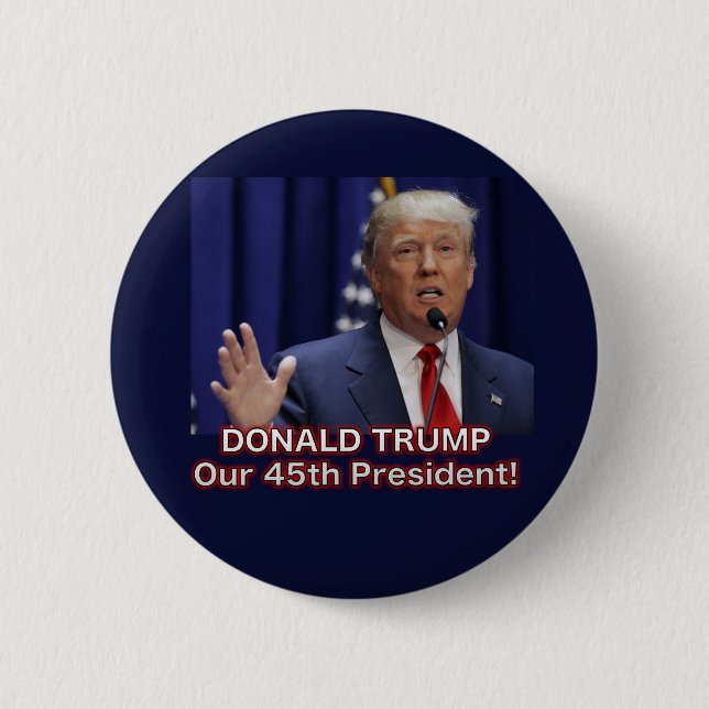 Knopf Präsidenten-Donald Trump Button (Vorderseite)