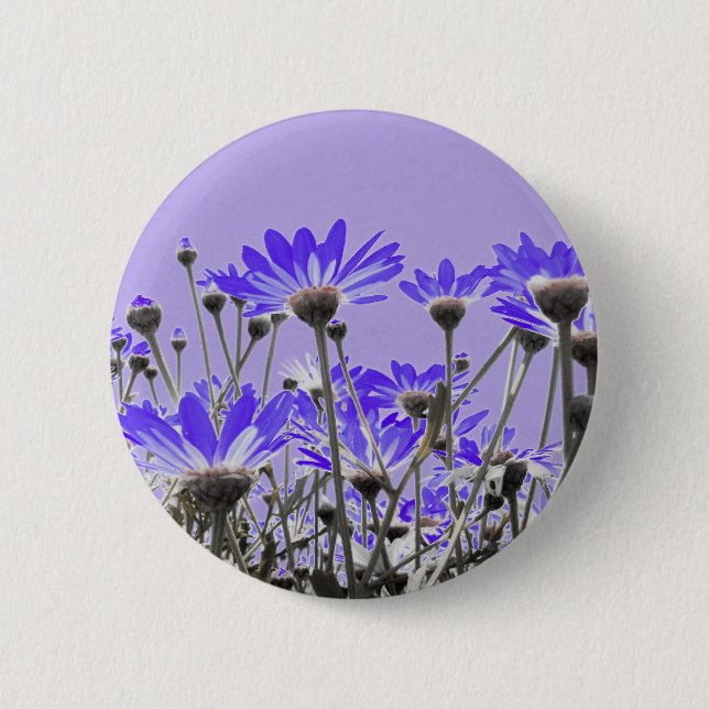 Knopf Purple Flowers Button (Vorderseite)