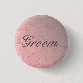 Knopf Rosa Grunge Button