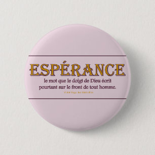 Knopf rund: Espérance Button