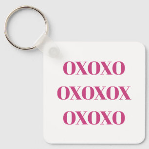 Knopf Schlüsselanhänger - OXOXO