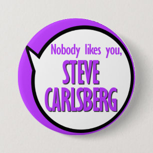 Knopf Steve Carlsberg Button