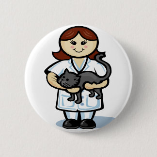 Knopf-Tierarzt Button