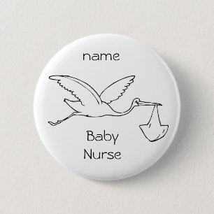 Knopfbaby Krankenschwester, Baby, Button