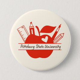 Knopfdruck für Staat in Pittsburg Button