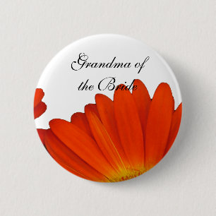 Knöpfe für die orangefarbene Blume Button