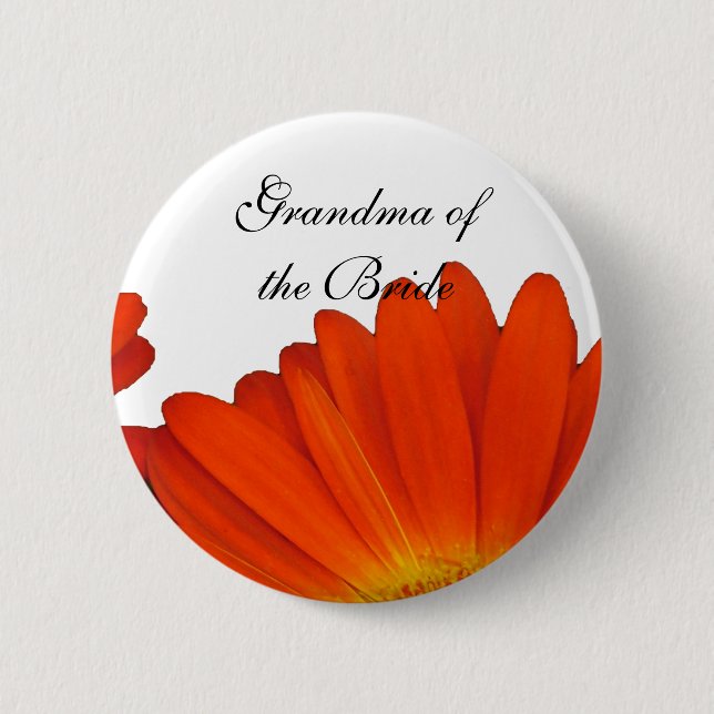 Knöpfe für die orangefarbene Blume Button (Vorderseite)