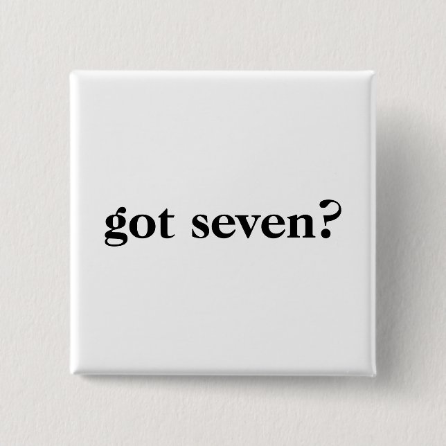 Knöpfe got sieben? button (Vorderseite)