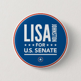 Knöpfe - Lisa Johnston für US-Senat Button