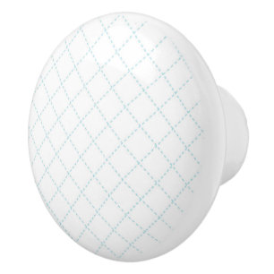 Knöpfe mit blauer Keramik Keramikknauf