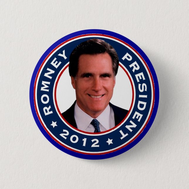 Knöpfe Mitt Romney-Präsidentschaftswahl-2012 Button (Vorderseite)
