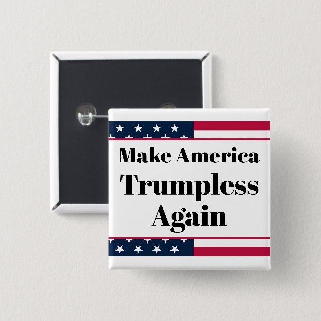 Knopflos Trump Button (Vorne & Hinten)