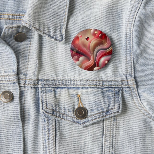 Knopfpin mit abstrakter Kunst Button (Beispiel)