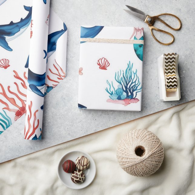 Knorpelhai Geschenkpapier (Kunsthandwerk)