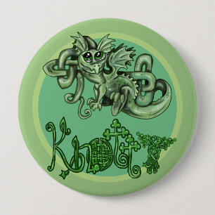 Knorrig! Keltische Knoten lil Drache ~Buttons Button