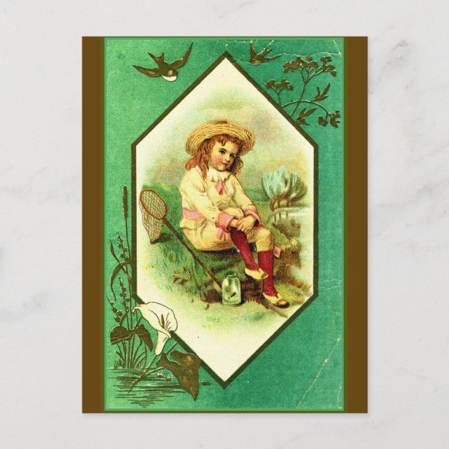 "Knospenwissenschaftler " Postkarte (Vorderseite)