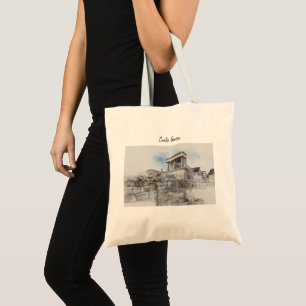 Knossos Palace Krete Tote Bag - Altes Griechenland Tragetasche