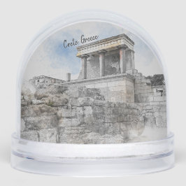 Knossos Palace Snow Globe – Heraklion Crete Greece Schneekugeln