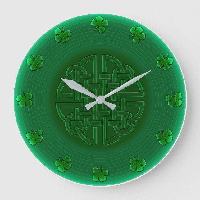 Knot genug Time Große Wanduhr (Vorderseite)
