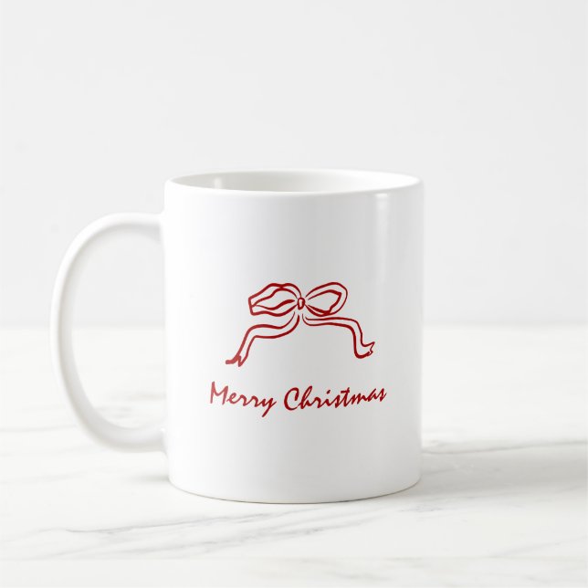 Knot Modern Christmas Kaffeetasse (Links)