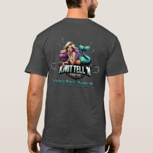 Knot Tell'n Charters Logo Schwarz T-Shirt