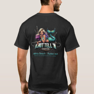 Knot Tell'n Charts Logo Schwarzer T - Shirt