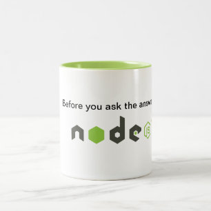 Knoten-Tasse Zweifarbige Tasse