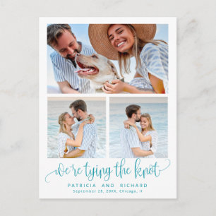 Knoten Wedding-Save-The-Date 3 Foto Postkarte