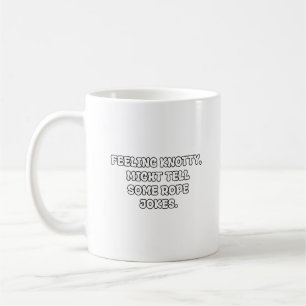 Knotige Seil-Witze Dad-Pun-Schrift Kaffeetasse