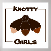 Knotty Girls Black Girls Tied Knoten Naturhaar