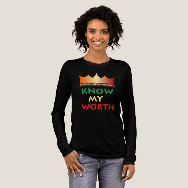 Know My Worts Womens T - Shirt (Volle Vorderseite)