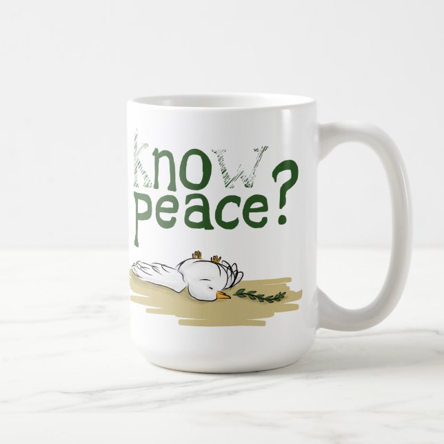 Know Peace Civil Rights Activist Mug Kaffeetasse (Rechts)