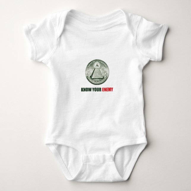 know your enemy illuminati T-Shirt (Vorderseite)