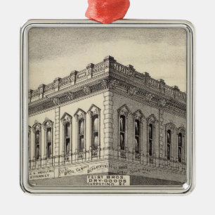 Knox Block, San Jose Silbernes Ornament