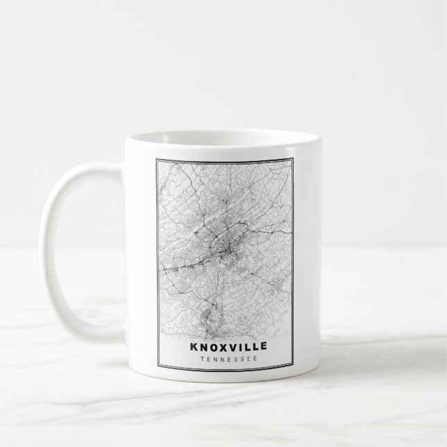 Knoxville Map Kaffeetasse (Links)