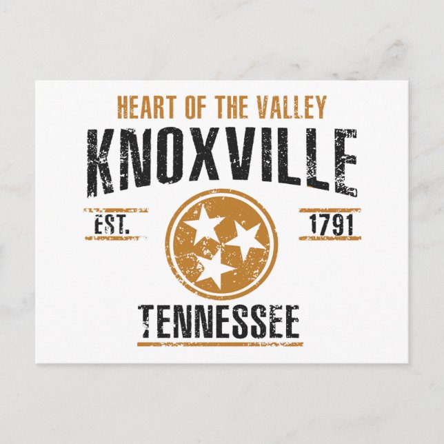 Knoxville Postkarte (Vorderseite)