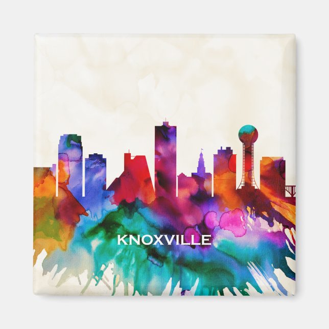 Knoxville Skyline Magnet (Vorne)
