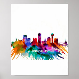 Knoxville Skyline Poster