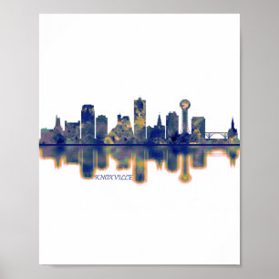 Knoxville Skyline Poster