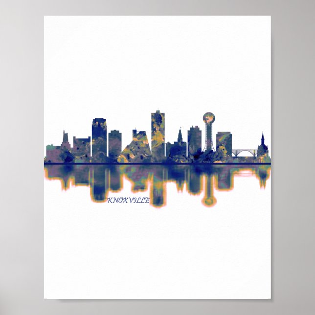 Knoxville Skyline Poster (Vorne)