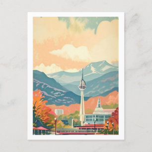 Knoxville, Tennessee Aquarellmalerei Postkarte