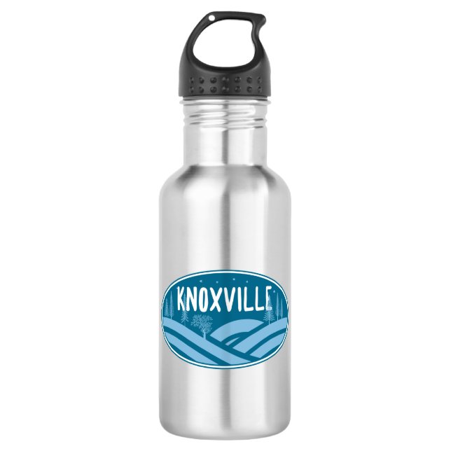 Knoxville Tennessee Außenbereich Edelstahlflasche (Vorderseite)